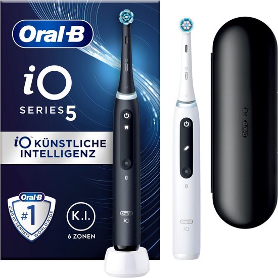 Oral-B iO Series 5 Elektrische Tandenborstel - 2 Stuks - Oral-B - €179,00