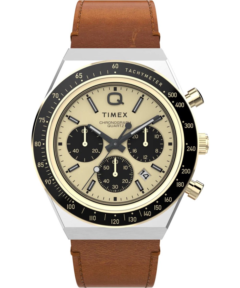 Timex Diver Inspired TW2W64400 Horloge - Leer - Bruin - Ø 40 mm