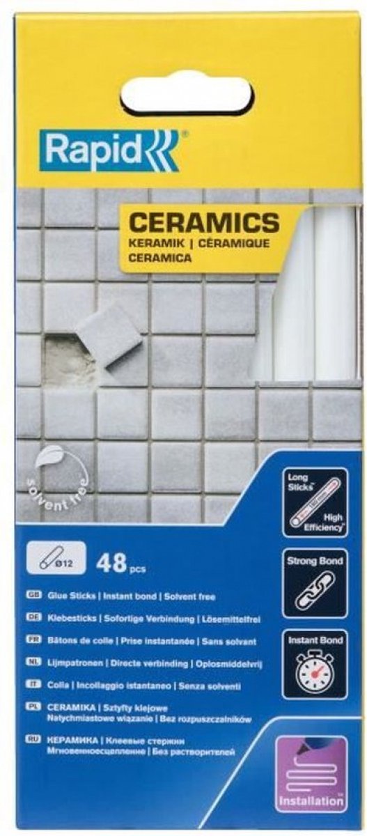 Rapid 12 x 190 mm Lijmsticks Ceramics - 5001415