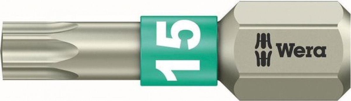3867/1 TS TORX® Bits, RVS, TX 15 x 25 mm - 10 stuk(s)