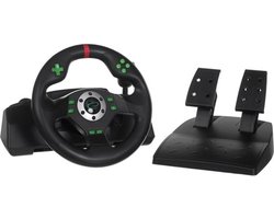 Esperanza EGW101 game controller Stuur Playstation,Playstation 3 Digitaal USB Zwart, Groen