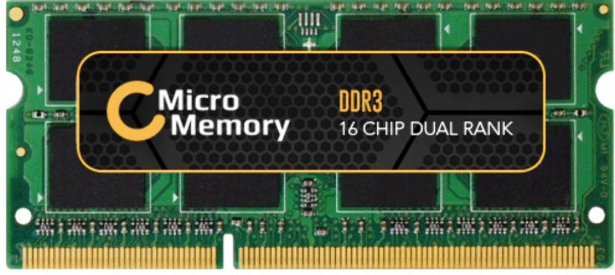 CoreParts MMKN010-8GB geheugenmodule 1 x 8 GB DDR3 204-pin SO-DIMM