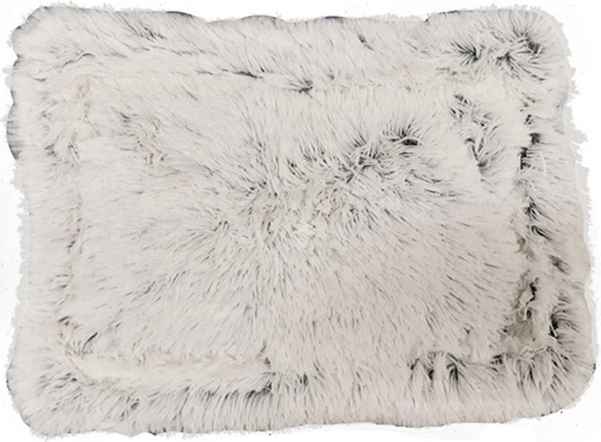 Animal Boulevard Ab10814 - Manden En Kussens - Hond - Ab Bench Mat Long Plush Grijs-xl 104x68cm - Maat: Xl
