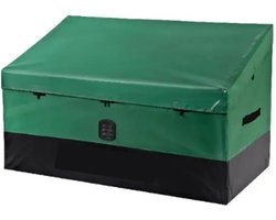 Opbergbox Tuin - Tuinkussenbox - Tuinkist - Kussendoos - Weersbestendig - Waterdicht - 565L - 155x63x75x52 cm - Tuinbox - Groen