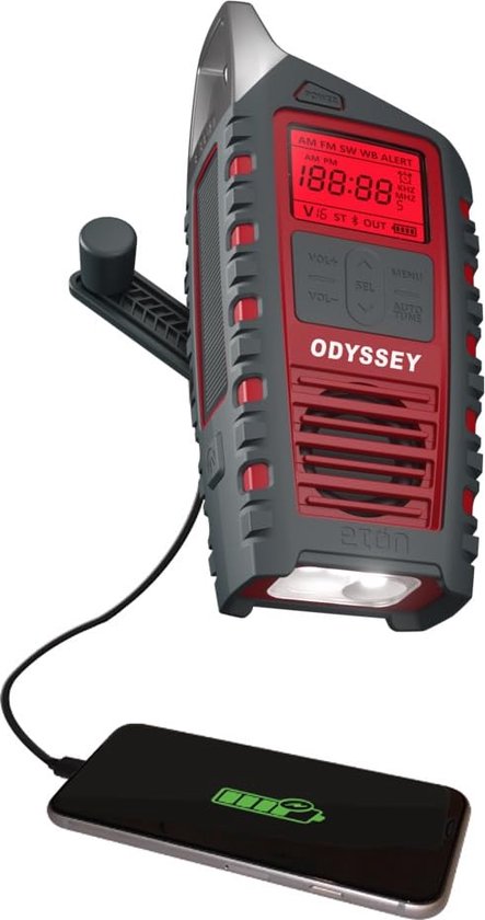 Eton Odyssey Noodradio DAB+/AM/FM/ WB/SW – Bluetooth 2000 mAh
