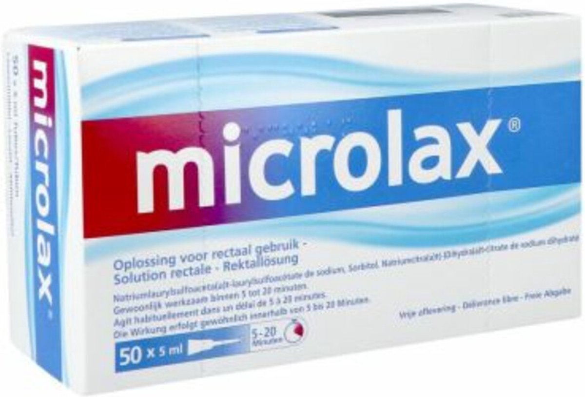 Goedkoopste Microlax Microklysma - 1 x 50 stuks