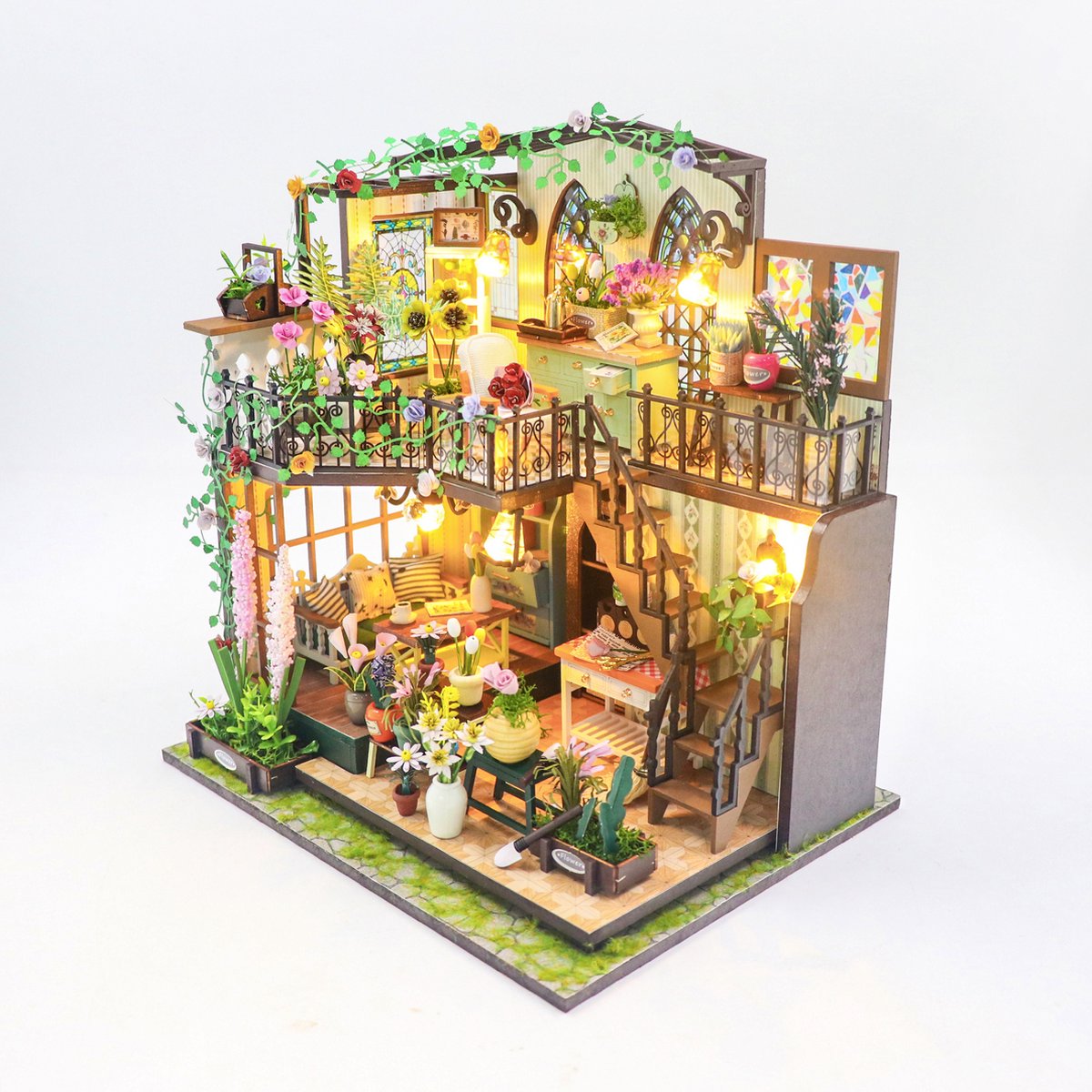 Miniatuur Bouwpakket M - Botanical Garden - DIY Bouwpakket - Kinderen en Volwassenen - Crafts&Co — afbeelding 4