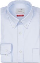 Steppin' Out Overhemd Twill Extra Lange Mouw Lichtblauw - Maat L - Heren - Overhemden Formeel