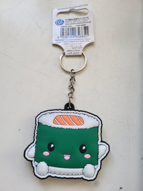 Sleutelhanger sushi aanbieding bij HEMA