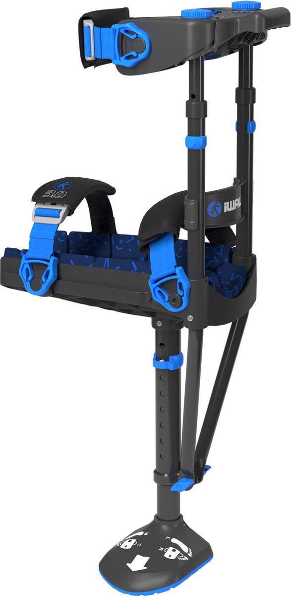 Goedkoopste iWalk 3.0 Handsfree Kniekruk - One size - Universeel - Zwart