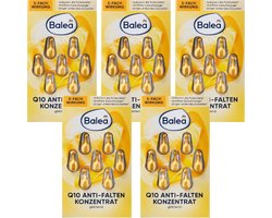 Balea Concentraat Q10 capsules COMBI-verpakking 5x 7 stuks - Anti-rimpel - Vermindert diepe rimpels - 35 stuks