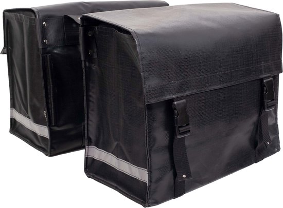 Beck Nostalgic - Fietstas - zwart - glans - 52L van Beck. — afbeelding 3