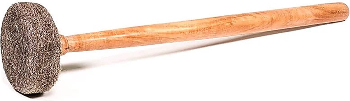 Klankschalen viltklopper XL - 7.5x32 - 105gr - Vilt - Hout - XL