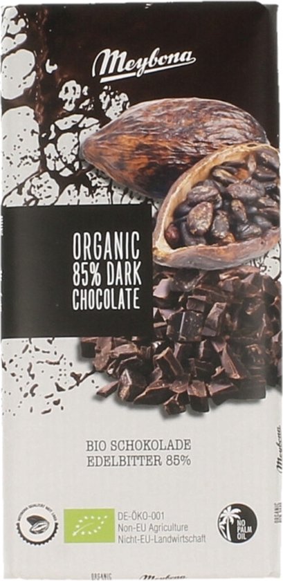 Meybona Choco Puur 85% Bio - 100 gr
