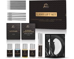 MiMaHome Lash Lift Set - Kleur Zwart - Inclusief Wimperverf - Brow Lamination Kit - Wimperlift/Wenkbrauwlift - Wimper Serum - 100% Vegan en Cruelty Free