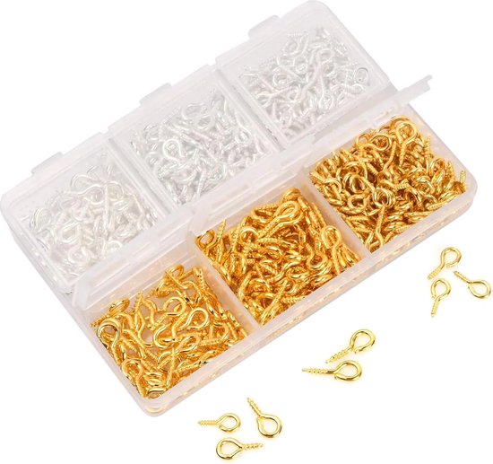 Lot De 400 Petits U0153illets à Vis En Métal Filetés Pour La