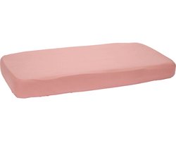 foto van Little Dutch Pure Pink Blush - Hoeslaken - Ledikant 60 x 120 cm - Roze
