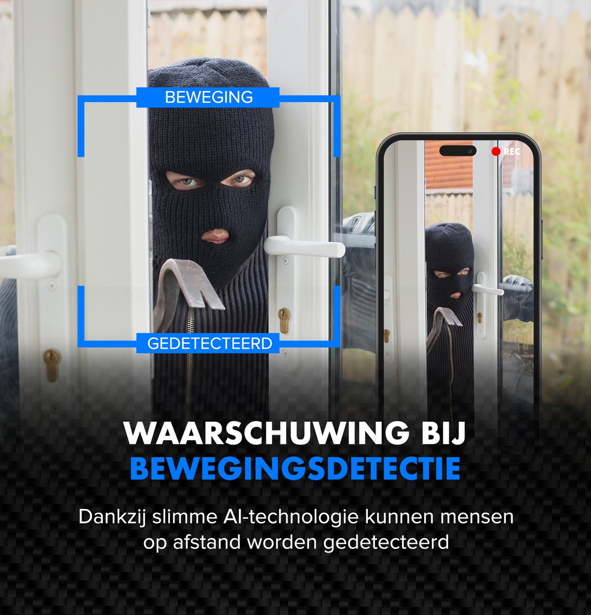 Afbeelding 3 van Quipted S2 Beveiligingscamera binnen - Huisdiercamera met app - Petcam - Hondencamera - Met WiFi APP - 2K 4MP Ultra HD - Volgt beweging en geluidsdetectie - Indoor Camera