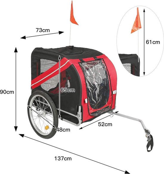 Beste hondenfietskar met vering kopen, review en aanbiedingen