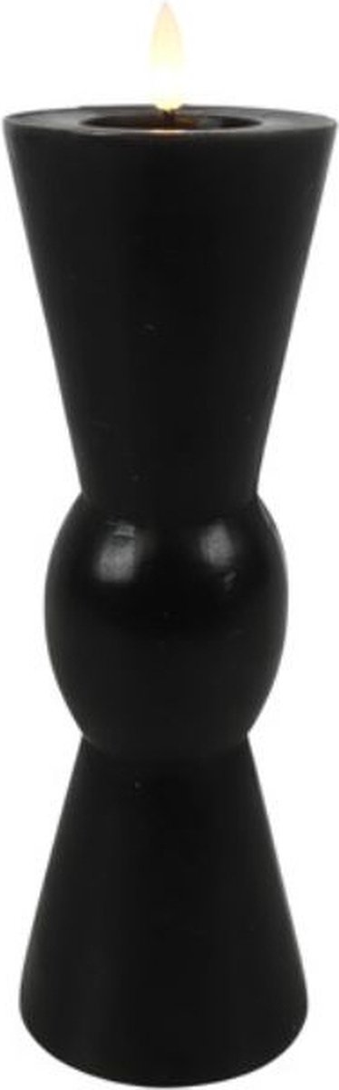 Countryfield Led Zuil Kaars Medium Zwart
