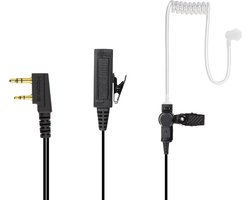 Hoornie® Baofeng Heavy Duty Portofoon Headset met Vergulde stekker. Oa voor de BaoFeng UV-5R, BF-888s, BF-88E, C2 en meer