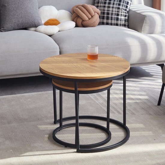 Maze, salontafel rond 60 cm - hoogte 46 cm