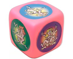 Diverty Sex - Grappig & Fout - Fop cadeau - Carnaval - Vrijgezellenfeest - Kado artikel - Thema Feest - Supergrote erotische dobbelstenen 150 X 150 Roze