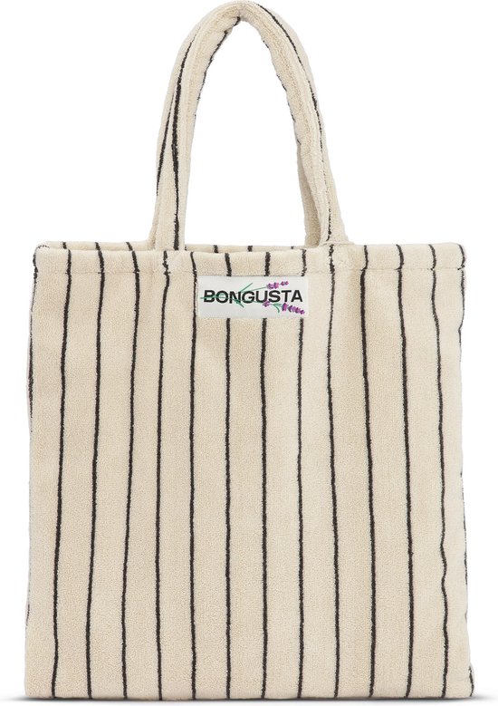 Bongusta - Collection Naram - Totebag - Sac de transport - Cream & Ink (crème et bleu foncé)
