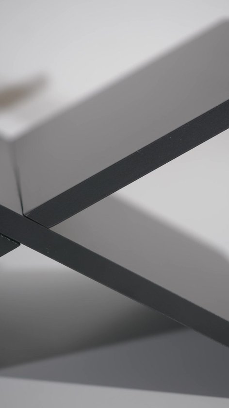 JENS Living Boekenstandaard - Boekenhouder - Salontafelboek - 33 x 29 x 19,5 cm - Zwart