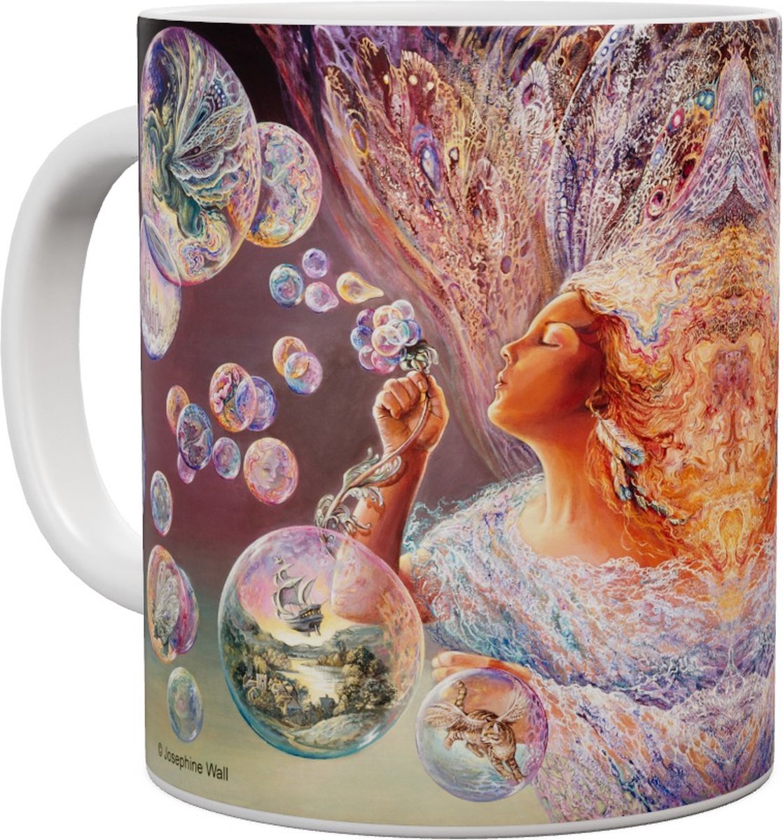 Josephine Wall Fantasy Art - Bubble Flower - Mok 440ml 440