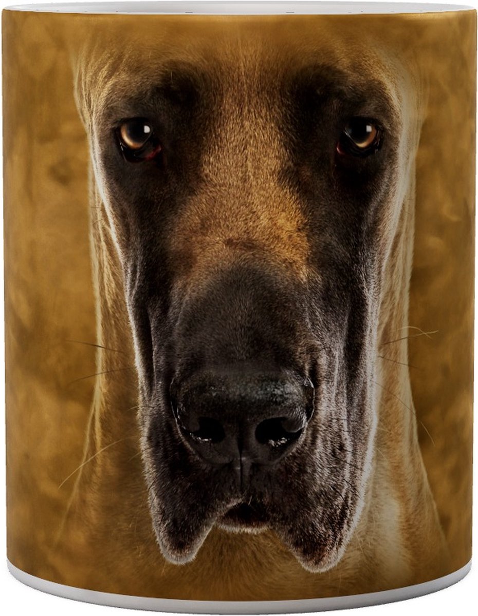 Deense Dog Great Dane Big Face - Mok 440ml 440