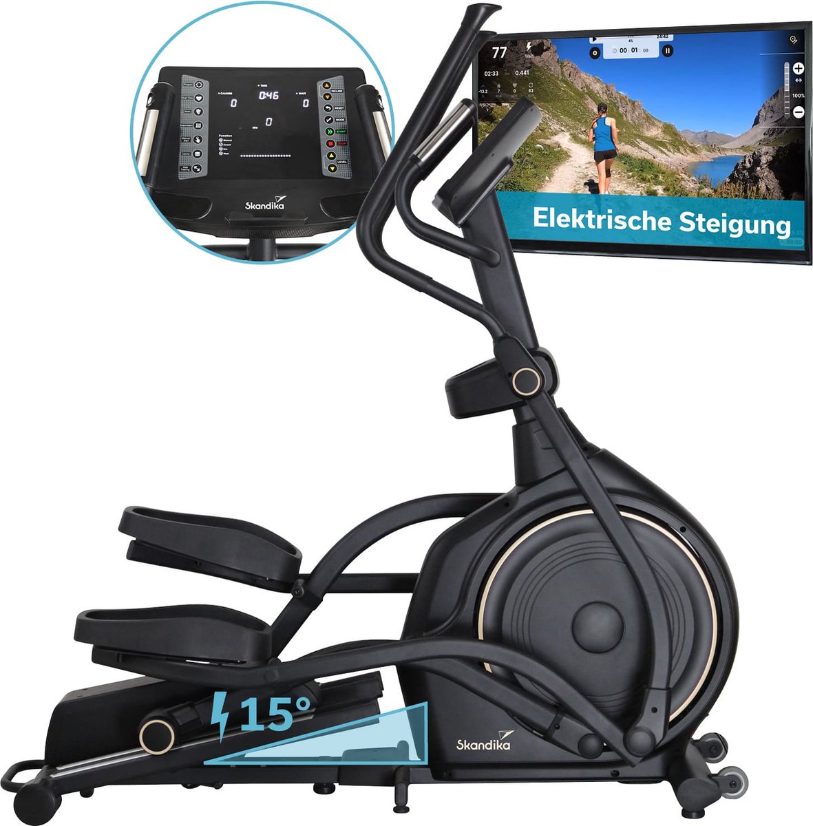 Skandika Crosstrainer Carbon P30-S | Elliptische Trainer - Skandika - €1.499,00