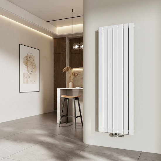 EMKE Radiator - Plat Design - Glanzend Wit - 160x54 cm - 991 W ...
