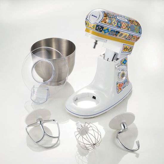 Ariete Positano 1588 - Italiaans design keukenmachine - 5.5 liter - 3 accessoires - 2400 Watt - 7 snelheden van Ariete — afbeelding 3