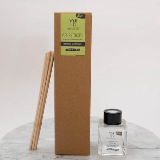 Foto: Janzen home fragrance sticks skin 90 geurstokjes fris en bloemig 200 ml