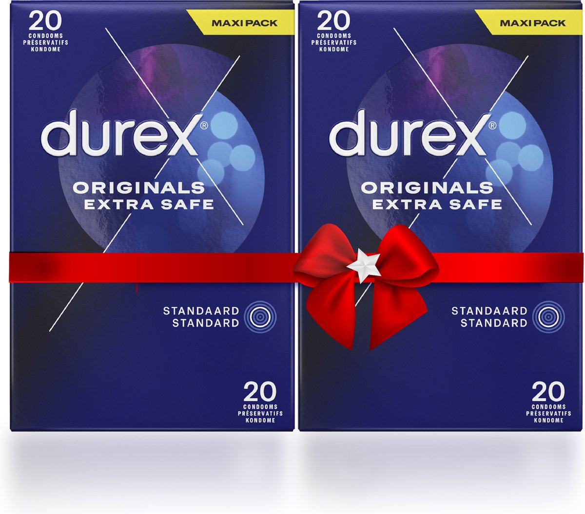 Bol.com Durex Condooms - Extra Safe 20st x2 - Voordeelverpakking - Cadeau voor man en vrouw aanbieding