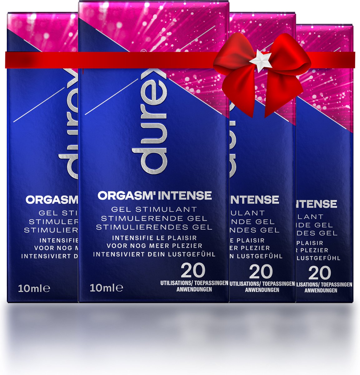 Goedkoopste Durex Stimulerende Gel - Intense Orgasm 10ml x4 - Valentijn cadeau voor hem en haar