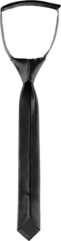 3 × Heren 6cm Smalle Stropdas Voorgebonden met Ritssluiting Casual Zakelijk Smal Herenstropdas Rits Stropdas Lengte 48 cm - Donkerblauw & Bordeaux & Donkergrijs