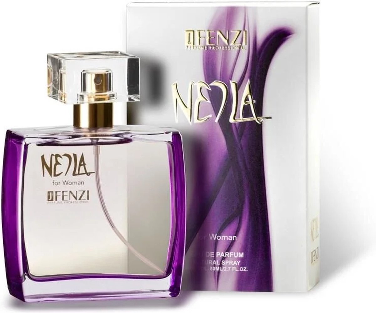 Goedkoopste Amber, Houtachtige merkgeur voor dames - JFenzi - Eau de Parfum - Neila - 80ml - 80 ✮✮✮✮✮ - Cadeau Tip !