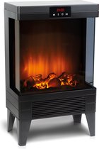 Bewello - Elektrische haard - Met verwarming - Sfeerhaard - Electrische Kachel - Vrijstaand - Zwart - 180° - 2000W - BW2105 -