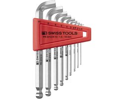 PB SWISS TOOLS - Inbus Sleutelset, lang met kogelkop en korte arm