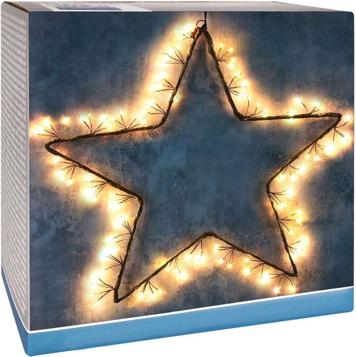 Ster Wandlamp 120LED 40 cm - Kerstster - Kerstverlichting - Gloeiende - Kerst Verlichting - Lampjes - Lichtgevende - Wand - met Licht - Op De Gevel