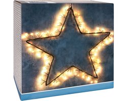 Ster Wandlamp 120LED 40 cm - Kerstster - Kerstverlichting - Gloeiende - Kerst Verlichting - Lampjes - Lichtgevende - Wand - met Licht - Op De Gevel