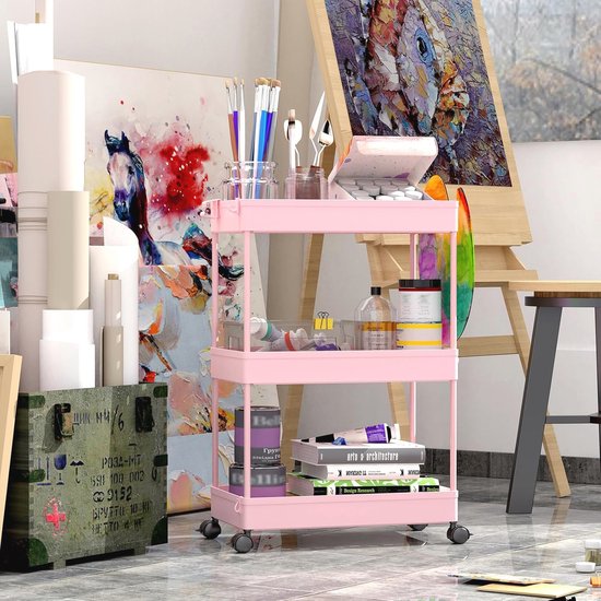 Kledingrek met wielen, rollende kledingorganisator, kledingwinkel, displaystandaard voor de detailhandel, staande hanger met wielen om op te hangen, Ro-opslagrek