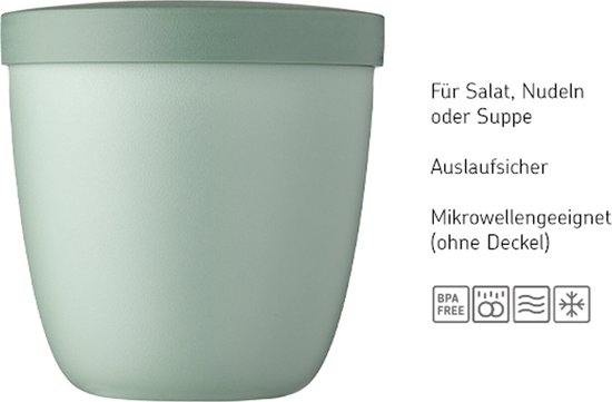 Mepal - Ellipse Snack Pot 500 ml - Blue Nordique