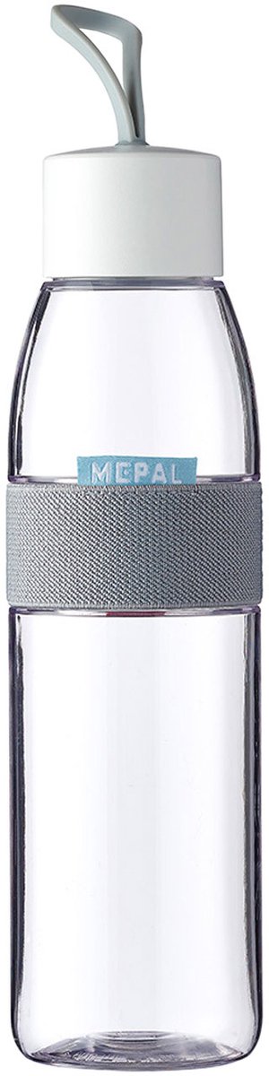 Mepal – waterfles Ellipse – 500 ml – wit – drinkfles volwassenen – geschikt voor koolzuurhoudende dranken – lekvrij