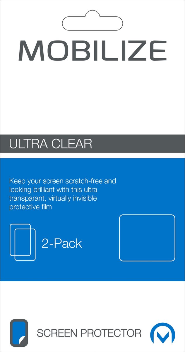 Mobilize Screenprotector geschikt voor Blackberry Classic | Mobilize Screenprotector Folie - Case Friendly (2-Pack)
