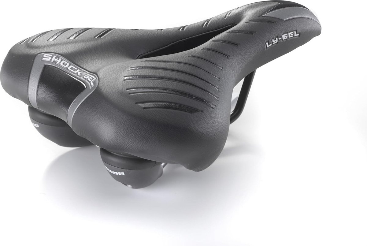 Gel Plus Lyra Anatomisch zadel met elastomeren en centrale opening