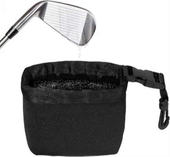 GolfClean Pro- De Reinigingstas voor Clubs en Ballen - Golf Accessoires - Zwart - Cadeau Set van Merkloos — afbeelding 3