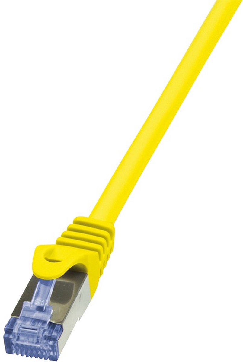LogiLink Cat6a S/FTP, 10m netwerkkabel Geel S/FTP (S-STP)